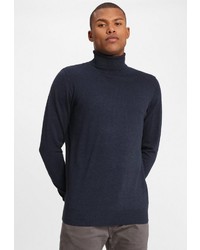 dunkelblauer Rollkragenpullover von Funky Buddha