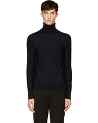 dunkelblauer Rollkragenpullover von Moncler