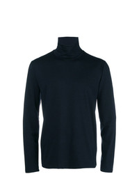 dunkelblauer Rollkragenpullover von Jil Sander