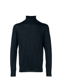 dunkelblauer Rollkragenpullover von Jil Sander