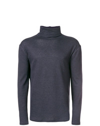 dunkelblauer Rollkragenpullover von Majestic Filatures