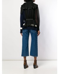 dunkelblauer Rollkragenpullover von Sacai