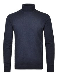 dunkelblauer Rollkragenpullover von RAGMAN