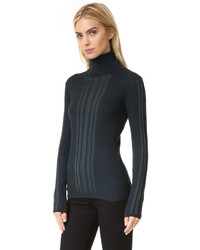 dunkelblauer Rollkragenpullover von DKNY