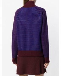 dunkelblauer Rollkragenpullover von Victoria Victoria Beckham