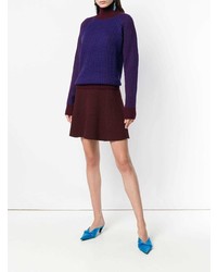 dunkelblauer Rollkragenpullover von Victoria Victoria Beckham