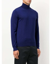 dunkelblauer Rollkragenpullover von Canali