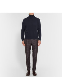 dunkelblauer Rollkragenpullover von Jil Sander