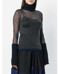 dunkelblauer Rollkragenpullover von Calvin Klein 205W39nyc