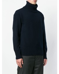 dunkelblauer Rollkragenpullover von Societe Anonyme