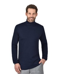 dunkelblauer Rollkragenpullover von Trigema