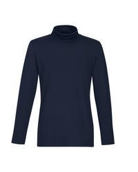 dunkelblauer Rollkragenpullover von Trigema