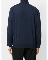 dunkelblauer Rollkragenpullover von Lanvin