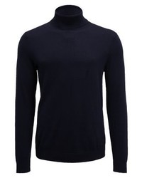 dunkelblauer Rollkragenpullover von Zalando Essentials