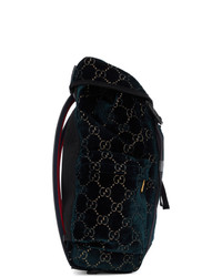 dunkelblauer Rucksack von Gucci