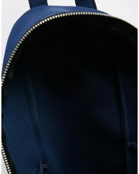 dunkelblauer Rucksack von Asos
