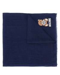 dunkelblauer Schal von Moschino