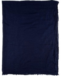 dunkelblauer Schal von Rick Owens