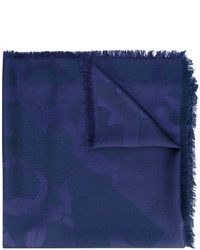 dunkelblauer Schal von Salvatore Ferragamo