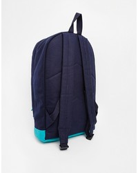 dunkelblauer Segeltuch Rucksack von Asos