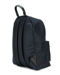 dunkelblauer Segeltuch Rucksack von Versace