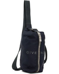 dunkelblauer Segeltuch Rucksack von Givenchy