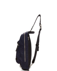 dunkelblauer Segeltuch Rucksack von Master-piece Co