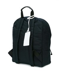 dunkelblauer Segeltuch Rucksack von Maison Margiela