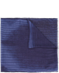 dunkelblauer Seideschal von John Varvatos