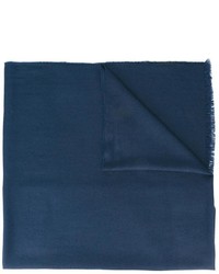 dunkelblauer Seideschal von Lanvin