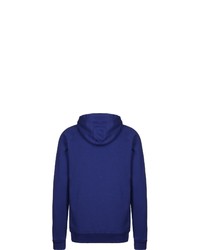 dunkelblauer Strick Fleece-Pullover mit einem Kapuze von Under Armour