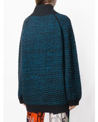 dunkelblauer Strick Oversize Pullover von Marc Jacobs