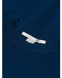 dunkelblauer Strick Oversize Pullover von Stella McCartney