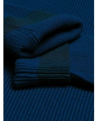 dunkelblauer Strick Oversize Pullover von Stella McCartney