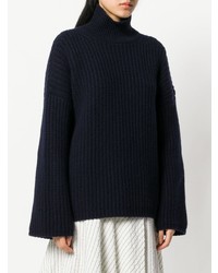 dunkelblauer Strick Oversize Pullover von Incentive! Cashmere