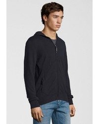 dunkelblauer Strick Pullover mit einem Kapuze von Replay