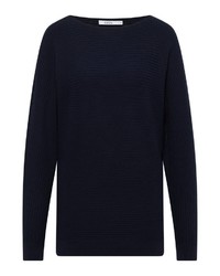 dunkelblauer Strick Pullover von Cecil