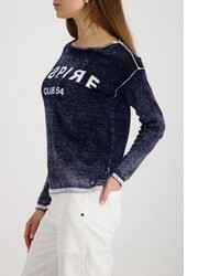 dunkelblauer Strick Pullover von MONARI