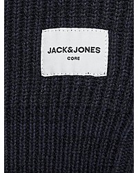 dunkelblauer Strick Rollkragenpullover von Jack & Jones