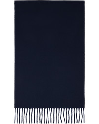 dunkelblauer Strick Schal von A.P.C.