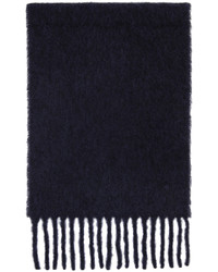 dunkelblauer Strick Schal von Marni