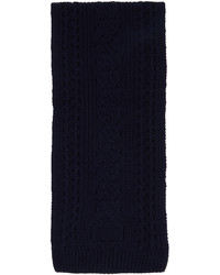 dunkelblauer Strick Schal von Kenzo