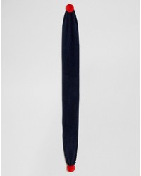 dunkelblauer Strick Schal von Tommy Hilfiger