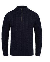 dunkelblauer Strickpullover von Carisma