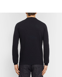 dunkelblauer Strickpullover von Giorgio Armani