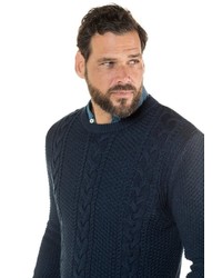 dunkelblauer Strickpullover von JP1880