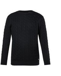dunkelblauer Strickpullover von JP1880