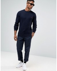 dunkelblauer Strickpullover von Jack Wills