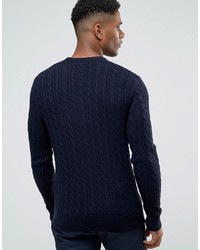 dunkelblauer Strickpullover von Jack Wills