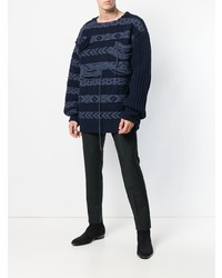 dunkelblauer Strickpullover von Calvin Klein 205W39nyc